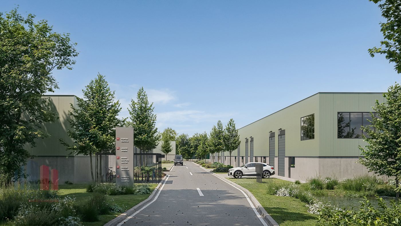 NIEUWBOUW KMO-UNIT VAN 930 m² MET MEZZANINE TE LEMBEEK - foto 5