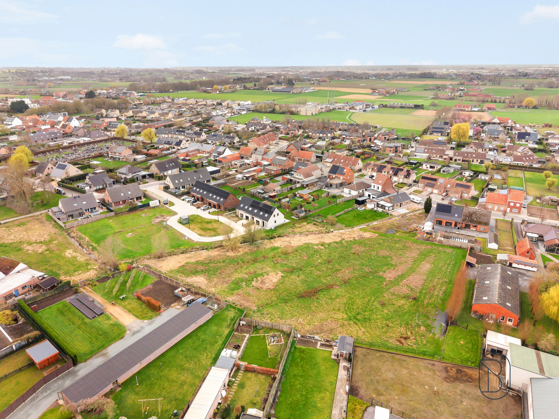 Goedgekeurde verkaveling van 8 loten bouwgrond. Rustig & aangenaam gelegen, in ANZEGEM. UNIEKE KANS!