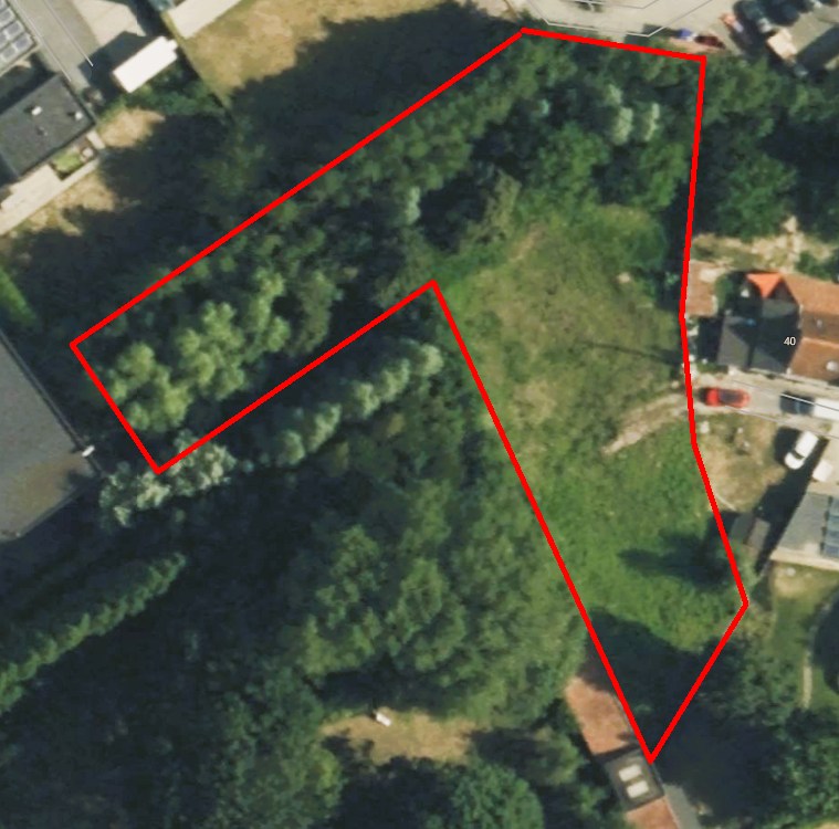 Ruim perceel grond van 2.325m² in groene omgeving te Bissegem - foto 1