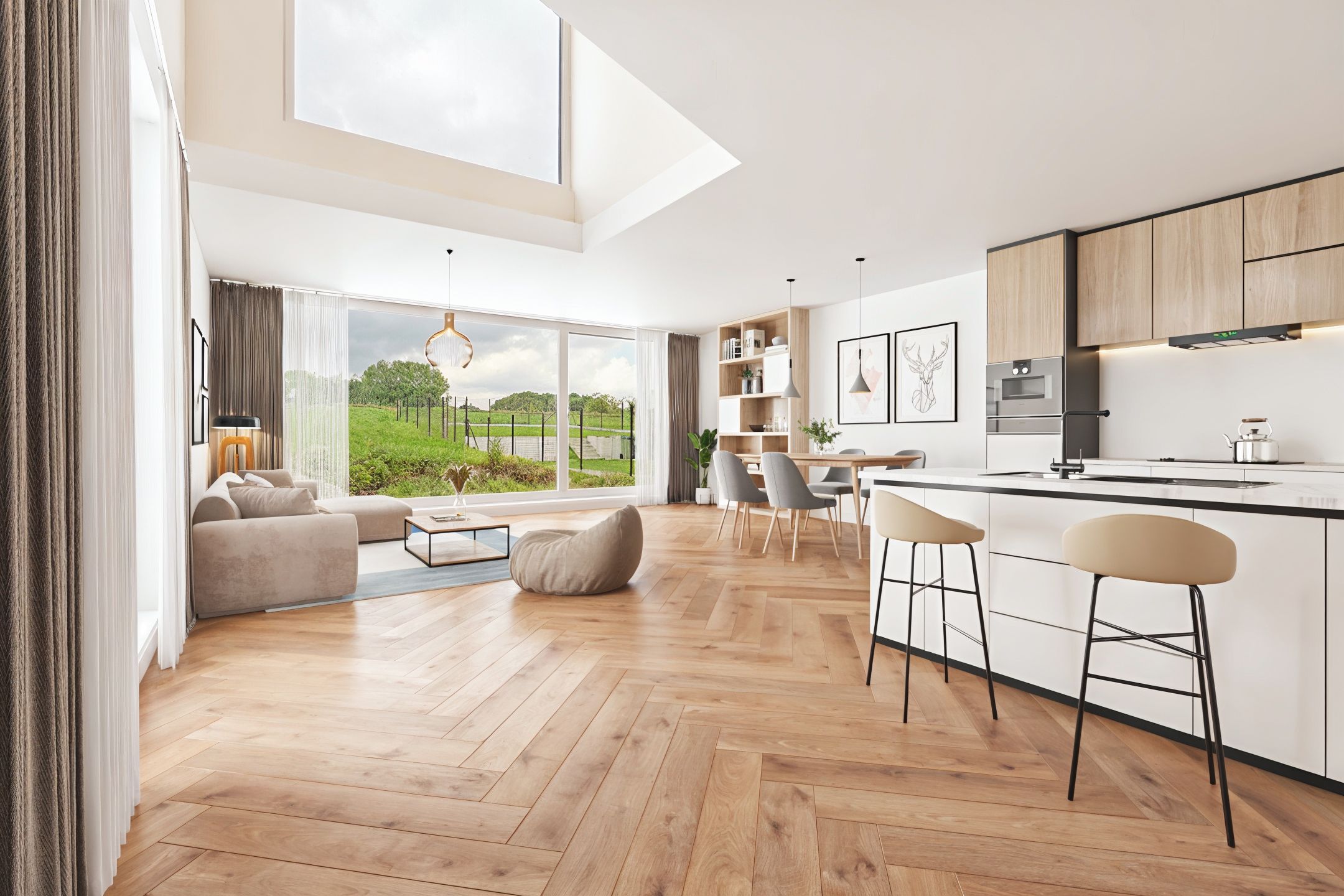 Casco nieuwbouwwoning met praktijk/hobbyruimte in Denderhoutem - foto 5