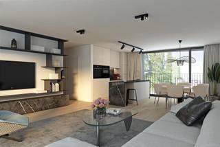 VASTE NIET-HERZIENBARE PRIJZEN !!LiggingDeze nieuw te ontwikkelen residentie Mirage bestaat uit 9 kwalitatieve appartementen en een commerciële...