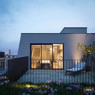 <p>Appartement dans une oasis de calme au cœur d'un centre-ville animé avec vue sur le jardin intérieur !</p>
<p>Joyau architectural de caractère dans un nouveau projet énergétique avec un espace de vie doté de grandes baies vitrées, une cuisine ouverte. Toilettes invités. Trois chambres avec suffisamment d'espace pour des placards, 2 salles de bains. Deux terrasses dont 1 avec vue sur le magnifique jardin intérieur.</p>
<p>Possibilité d'acheter une place de parking et un débarras.</p>
<p>Cet appartement sera entièrement fini conformément au cahier des charges, avec libre choix des matériaux et du style pour l'acheteur.</p>