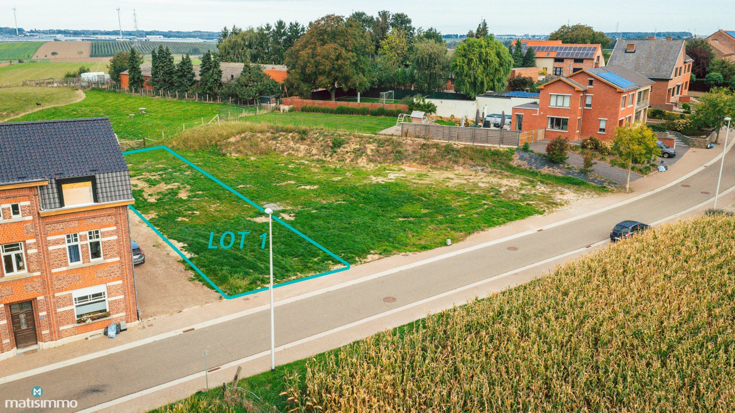 RUSTIG GELEGEN BOUWGROND VOOR HALFOPEN BEBOUWING TE MILLEN - foto 2