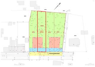 <br />Genk, Annunciadenstraat 13-17 (Lot 2): ruime en uitstekend gelegen bouwgrond van 8<span>a 24ca </span>voor halfopen bebouwing.<br /><br />Aan de Annunciadenstraat 13-17 in Genk bieden wij 4 ruime en mooie bouwgronden voor het oprichten van een ééngezinswoning in halfopen bebouwing. De percelen zijn zuidoost gericht en gelegen in de gegeerde wijk Bret-Gelieren, in een aangename straat met eenrichtingsverkeer.<br /><br />De ligging is bijzonder praktisch: de lagere school, de kerk en het parochiaal centrum De Flééketaer bevinden zich op een boogscheut. Ook de scholencampus, winkels en openbaar vervoer zijn vlot te voet bereikbaar. Met de fiets staat u bovendien op enkele minuten in het centrum van Genk.<br /><br />Belangrijkste bouwvoorschriften:
<ul>
<li>Voorgevelbreedte: 8 m </li>
<li>Bouwdiepte gelijkvloers: 17 m</li>
<li>Bouwdiepte verdieping: 12 m</li>
<li>Bouwhoogte: 2 bouwlagen onder de kroonlijst</li>
<li>Dakvorm: vrij te kiezen, af te stemmen op de eerst vergunde woning</li>
<li>Vrijstaande bijgebouwen toegestaan tot max. 40 m²</li>
<li>In de bouwvrije zijtuinstrook mag één luifel voorzien worden</li>
<li>Nevenbestemmingen, zoals vrije beroepen of diensten, zijn toegelaten voor zover ze voldoen aan de geldende verkavelingsvoorschriften.</li>
</ul>
De volledige verkavelingsvoorschriften en plannen zijn beschikbaar onder “downloads”.<br /><br /><br />Een uitstekende kans om te bouwen op een aantrekkelijke en goed bereikbare locatie in Genk!<br /><br />Meer informatie over deze mooie bouwgronden? Contacteer ons voor bijkomende details op 089/308.700 of via info@jurimex.be.