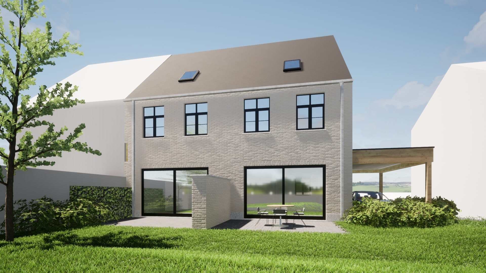Moderne gezinswoning met garage - foto 1