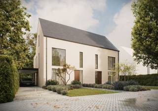 Ontdek deze halfopen nieuwbouwwoningen gelegen in een doodlopende straat met een gunstige ligging.<br /><br />De woningen worden gebouwd op een perceel van ca. <strong>3a 78ca</strong> in een zeer rustige doodlopende straat, waar kinderen veilig op straat kunnen spelen. Dankzij zijn centrale ligging bevindt u zich nabij de E313, Olen shopping park en het centrum van Olen alsook Westerlo. <br /><br /><strong>Indeling van deze woningen: </strong><br />- Inkomhal met gastentoilet<br />- Open leefruimte aansluitend aan de keuken met praktische berging<br />- 3 lichtrijke slaapkamers<br />- Badkamer voorzien van bad, douche, dubbele wastafel & wc<br />- Grote zolderruimte met vastetrap<br /><br /><strong>Troeven van deze woningen:</strong><br />- Energiezuinige & kwalitatieve bouw met een zeer laag E-peil<br />- ± 245 m² bewoonbare oppervlakte<br />- 3 ruime slaapkamers + uitbreidbare zolder<br />- Afwerking op maat volgens het lastenboek<br />- Grote carport<br /><br /><strong>Prijsinformatie:</strong><br />De geadverteerde prijs is exclusief: 21% btw, aansluitingskosten, notariskosten en registratierechten op het grondaandeel.<br /><br />Bent u op zoek naar een kwalitatieve, energiezuinige gezinswoning in een centrale maar kindvriendelijke omgeving? Maak snel uw afspraak via 014 58 02 08 of info@immovl.be.