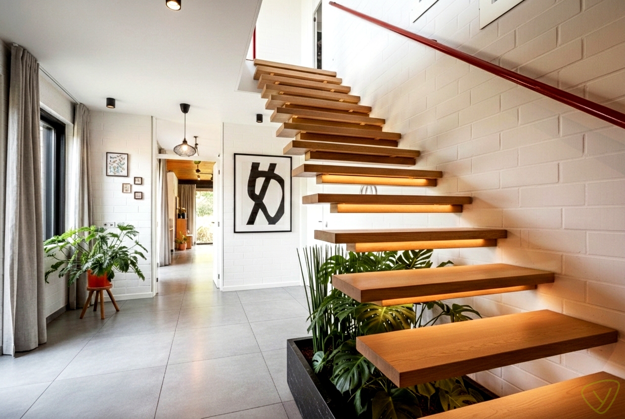 Modernistische villa met praktijkruimte en zuidwestgerichte tuin op riant perceel in Lembeke - foto 5