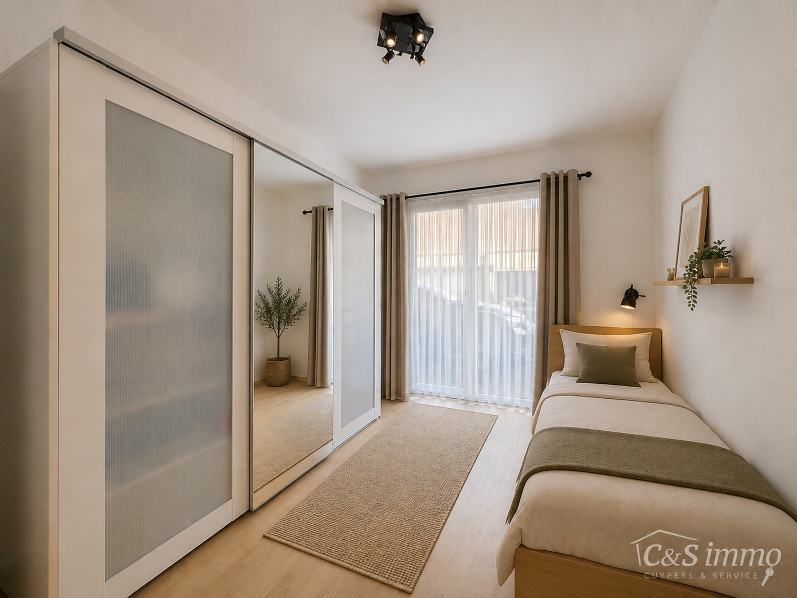 Ruim glvl appartement met 2 slaapkamers en privévoortuin  - foto 4