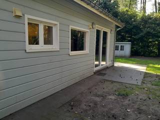 Bungalow te koop in vakantiezone, in theorie inschrijven niet mogelijk, maar in de praktijk wel.