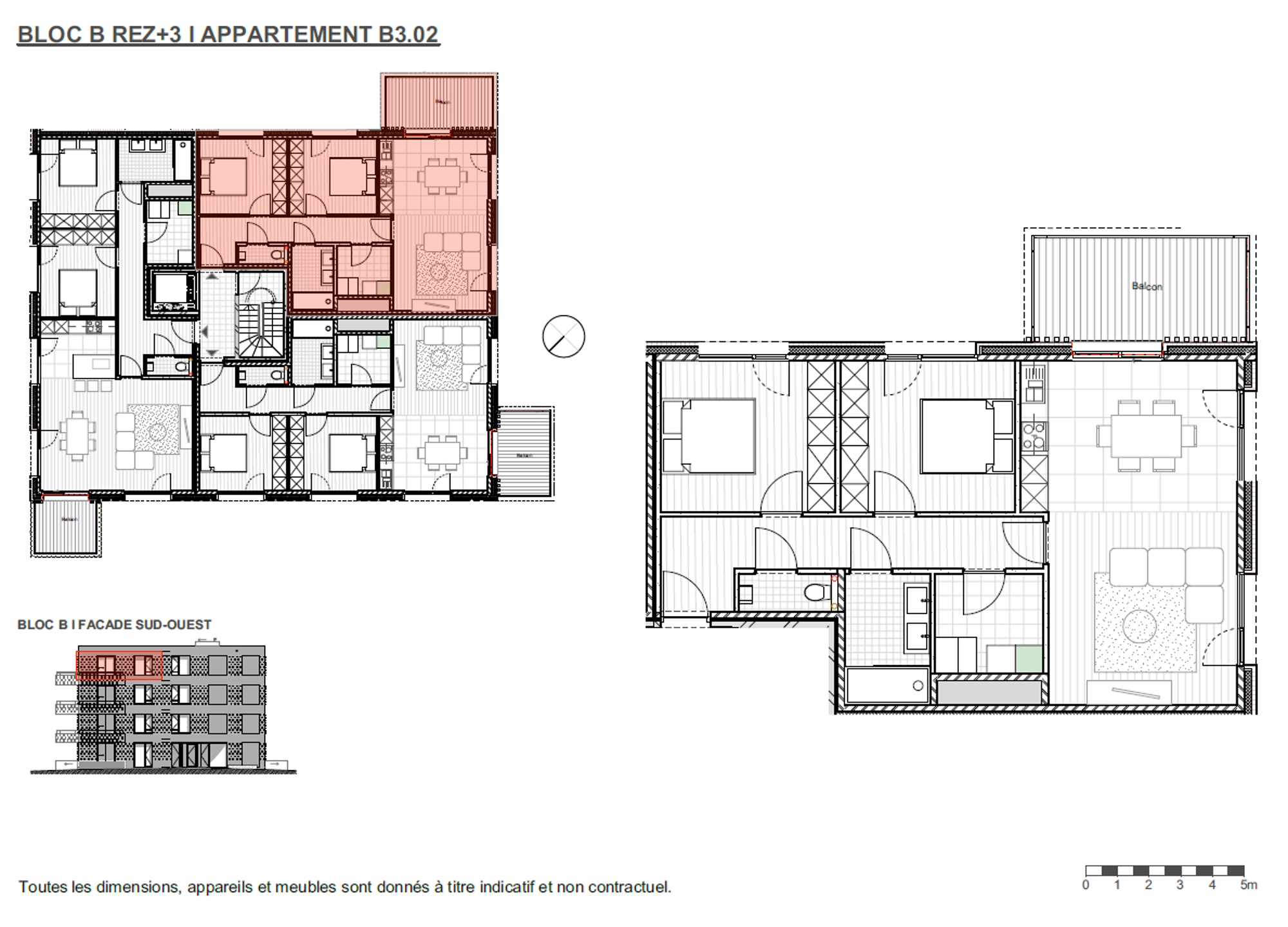 Appartement à vendre à Mons avec 2 chambres - photo 4