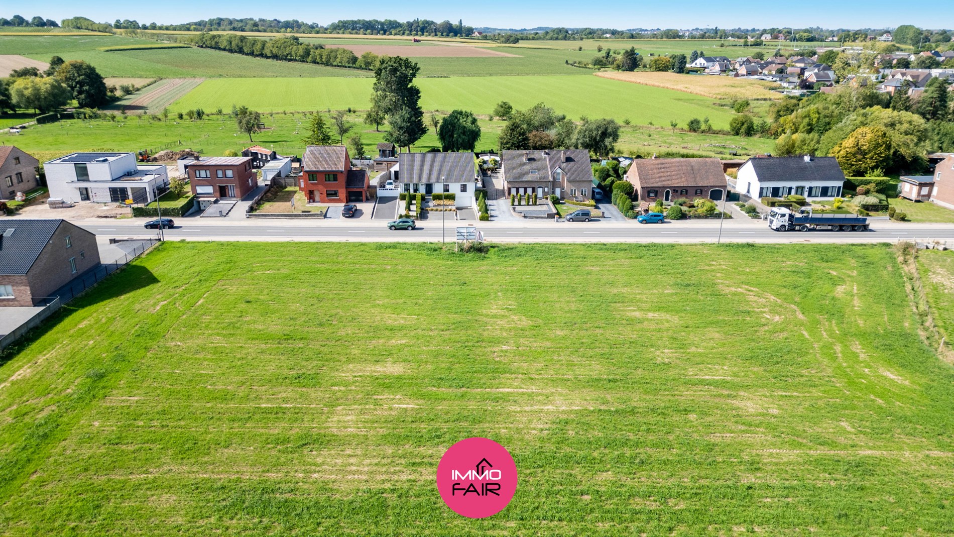 Bouwgrond van 568 m² voor halfopen bebouwing met zicht op de velden - foto 5