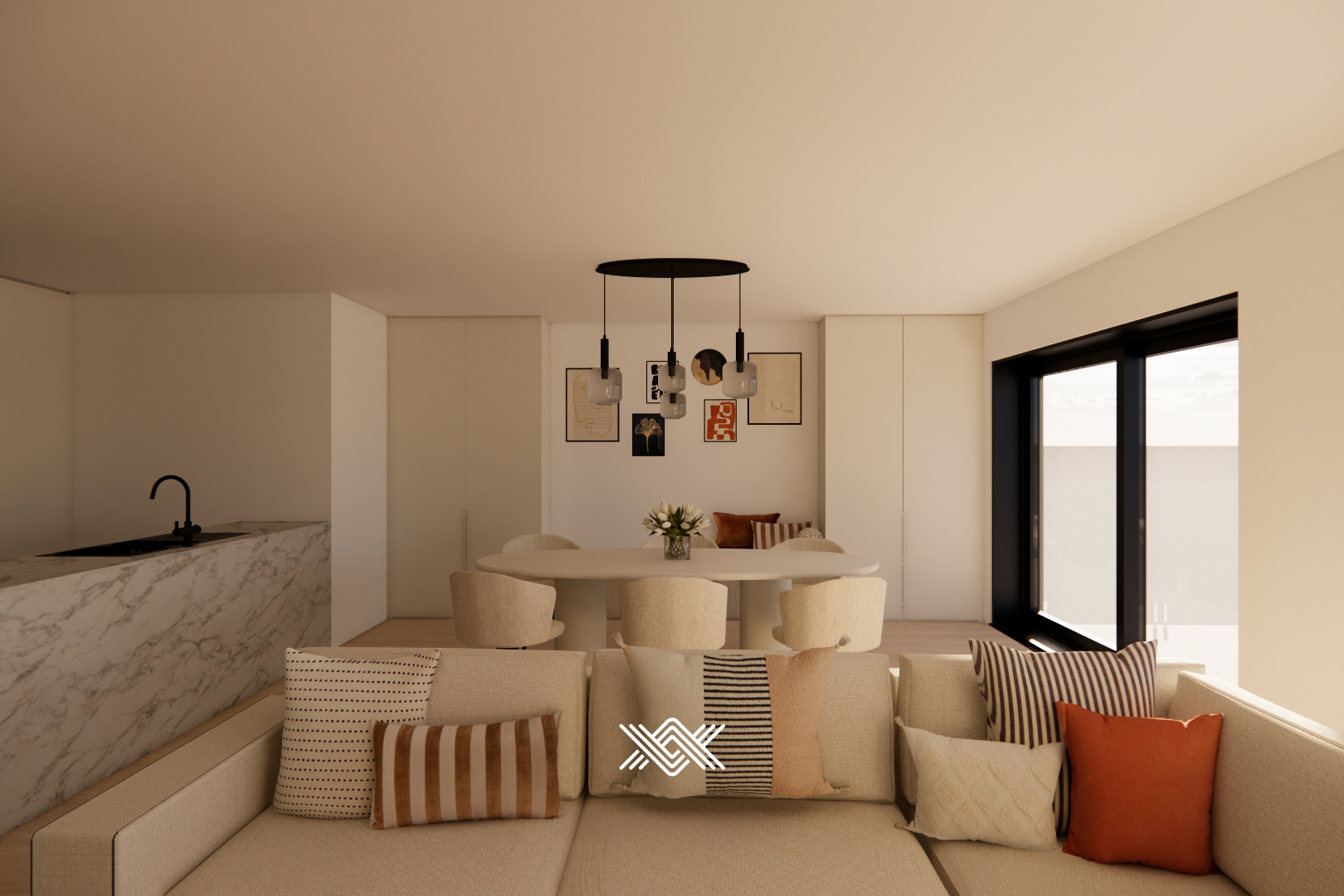 Appartement  met 1 slaapkamer en zonneterras - foto 2