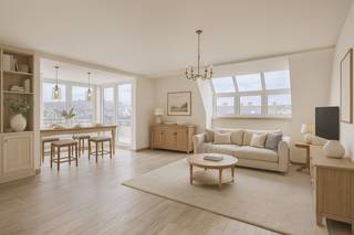 Uniek volledig gerenoveerd appartement met 2 slaapkamers op TOPlocatie in het Hart van LanakenInstapklaar, ruim, twee slaapkamers, en een terras:...