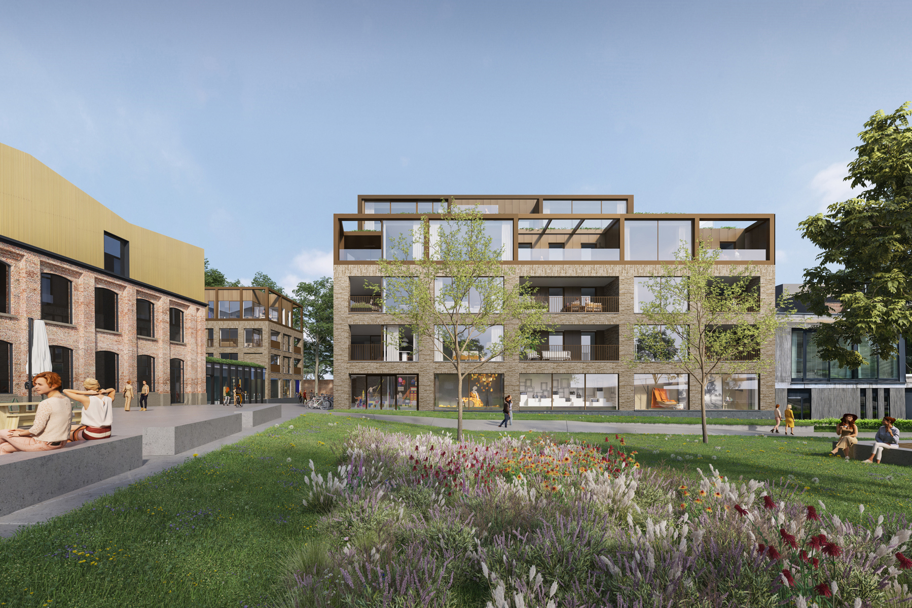 Stijlvolle nieuwbouwappartementen vlakbij de Leieboorden - foto 1