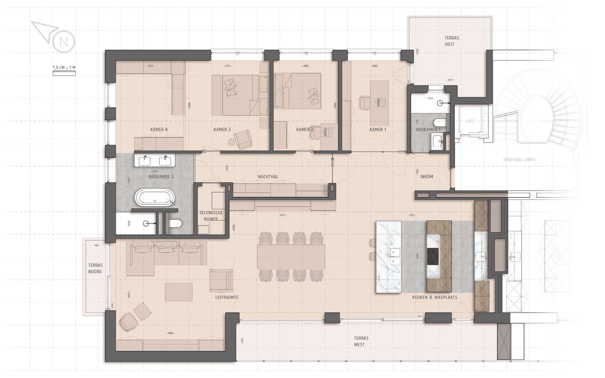 Appartement à vendre à Saint-Nicolas avec 4 chambres - photo 3