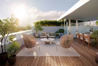 Riverside – wonen aan de Schelde.Aan de hoek van de Thonetlaan met de Fromentinstraat in Antwerpen Linkeroever vind je Riverside: een uniek...