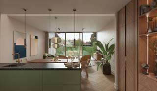Unieke Art-Deco nieuwbouwwoning<br />427 850 € is de prijs inclusief 6% btwv alsook de registratie rechten voor deze exclusieve nieuwbouwwoning met een toonaangevende en gerespecteerde projectontwikkelaar.<br /><br />Iconische esthetiek van de jaren 1920 tot 1939 in combinatie met de luxe van nu. In het hart van de Vlaamse Ardennen, twee unieke parels in één van de belangrijkste straten met opmerkelijke art-decoarchitectuur. Op amper 5 min stappen van het centrum. Dichtbij alle faciliteiten en gemakken van de stad. <br /><br />Project plus bouwt deze 2 uitzonderlijke nieuwbouwwoningen samen met hun vaste architect Ruben Verstraeten en hun jarenlange trouwen partners. <br /><br />Drie slaapkamers, geïntegreerde garage, directe verbinding tussen leefruimte en tuin, volledige ingerichte keuken en badkamer. Warmtepomp, vloerverwarming en zonnepanelen zorgen voor een optimaal en minimaal energiegebruik. <br /><br />Een project dat esthetiek, karakter en hedendaagse technologie naadloos met elkaar verzoent. <br />Laat deze mooie kans niet voorbijgaan. Wacht niet langer en neem contact op met Fabienne 0475/34.00.40 voor alle info en prijzen. Verschillende mogelijkheden telkens aan 6% btw onder voorbehoud enige eigen woning.<br /> 
