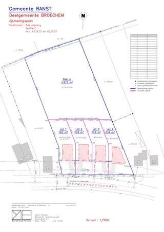 Beau terrain à bâtir pour une construction ouverte, entre Broechem et Ranst. Surface totale du terrain : 734m2. La largeur de la façade est de...