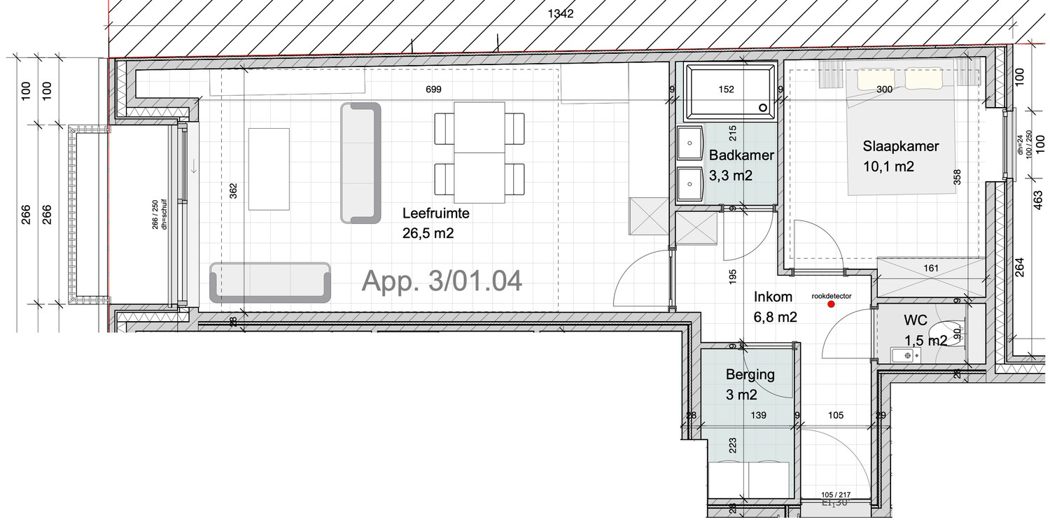 OOSTENDE: EXCLUSIEVE NIEUWBOUWRESIDENTIE OP 100M V/D ZEE EN WINKELCENTRUM! - foto 3