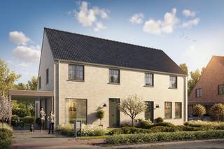 Maak kennis met ons nieuw project in Merelbeke, ontworpen voor wie op zoek is naar ruimte, licht en een doordachte, praktische indeling.<br />De woningen genieten van een uitstekende bereikbaarheid en bevinden zich in de nabijheid van alle dagelijkse voorzieningen. Dankzij de naleving van de geldende energienormen woon je in een energiezuinige woning met lagere verbruikskosten en extra comfort. Als koper krijg je bovendien de mogelijkheid om jouw woning volledig naar wens af te werken, in samenspraak met onze betrouwbare partnerleveranciers.<br /><br /><strong>Indeling van de woning:</strong><br />Gelijkvloers: inkomhal met gastentoilet, lichtrijke leefruimte met open keuken en een ruime berging. <br />Verdieping: nachthal met apart toilet, 3 ruime slaapkamers en badkamer met ligbad, douche en dubbel lavabomeubel.<br />Zolder: toegankelijk via het zolderluik - ideaal als extra opbergruimte. <br /><br /><strong>Troeven van deze woning:</strong>
<ul>
	<li><strong>6% btw mogelijk (onder voorwaarden)</strong></li>
	<li>3 ruime slaapkamers </li>
	<li>Lichtrijke leefruimte met open keuken (vrij in te richten) </li>
	<li>Lucht/water warmtepomp en vloerverwarming</li>
	<li>Zonnige tuinen</li>
	<li>Mogelijkheid tot het plaatsen van een carport</li>
</ul>
Ben je op zoek naar een nieuwe thuis? Neem gerust contact met ons op voor een afspraak.<br /><span>(Foto's zijn referentiebeelden van voorgaande projecten)</span>