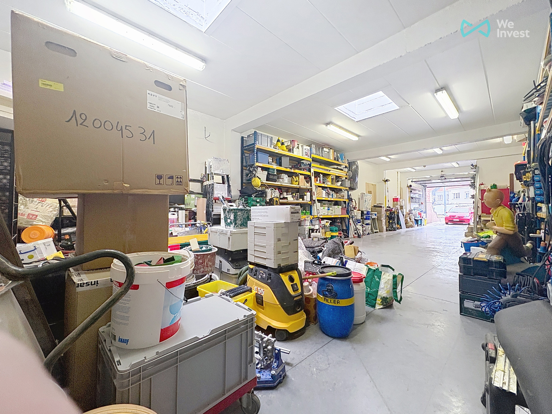 Te koop – Lichte opslagruimte van 130 m² met parking – Evere - foto 4