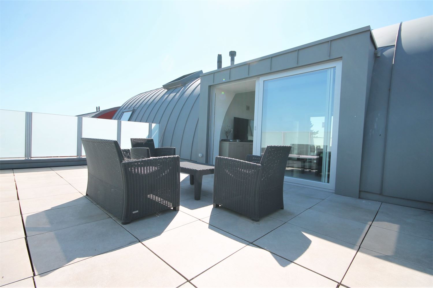 Penthouse met 1 slpk en mooi groot dakterras - foto 2