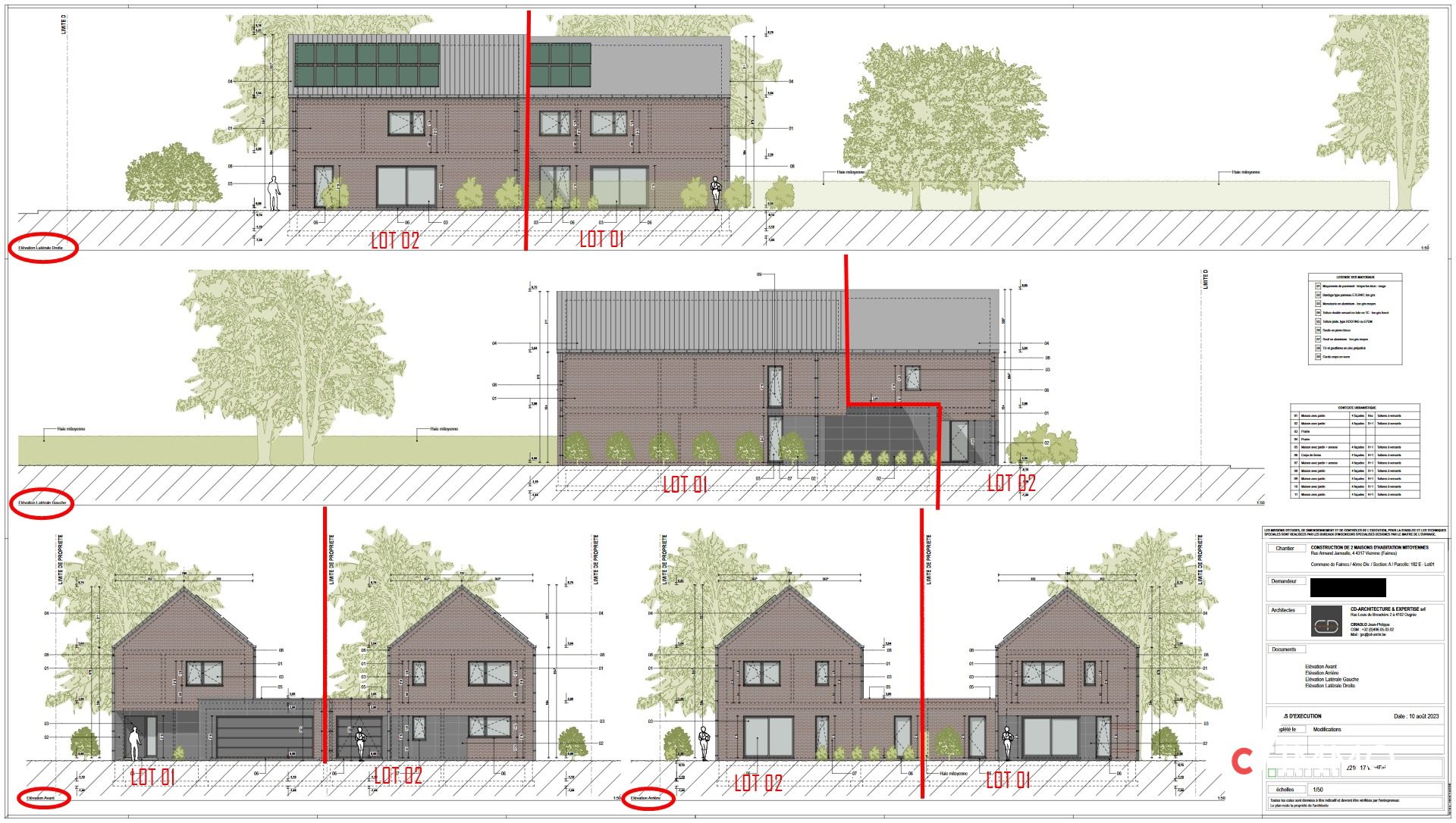 Terrain à bâtir avec permis d'urbanisme pour une maison 3F - photo 5