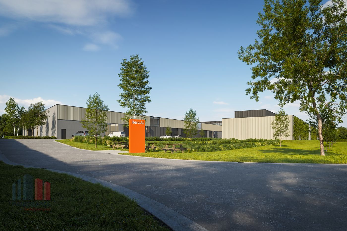 Nieuwbouw KMO-unit van 360 m² met 150 m² kantoorruimte te koop – Strategisch gelegen nabij E17 in Waregem - foto 4