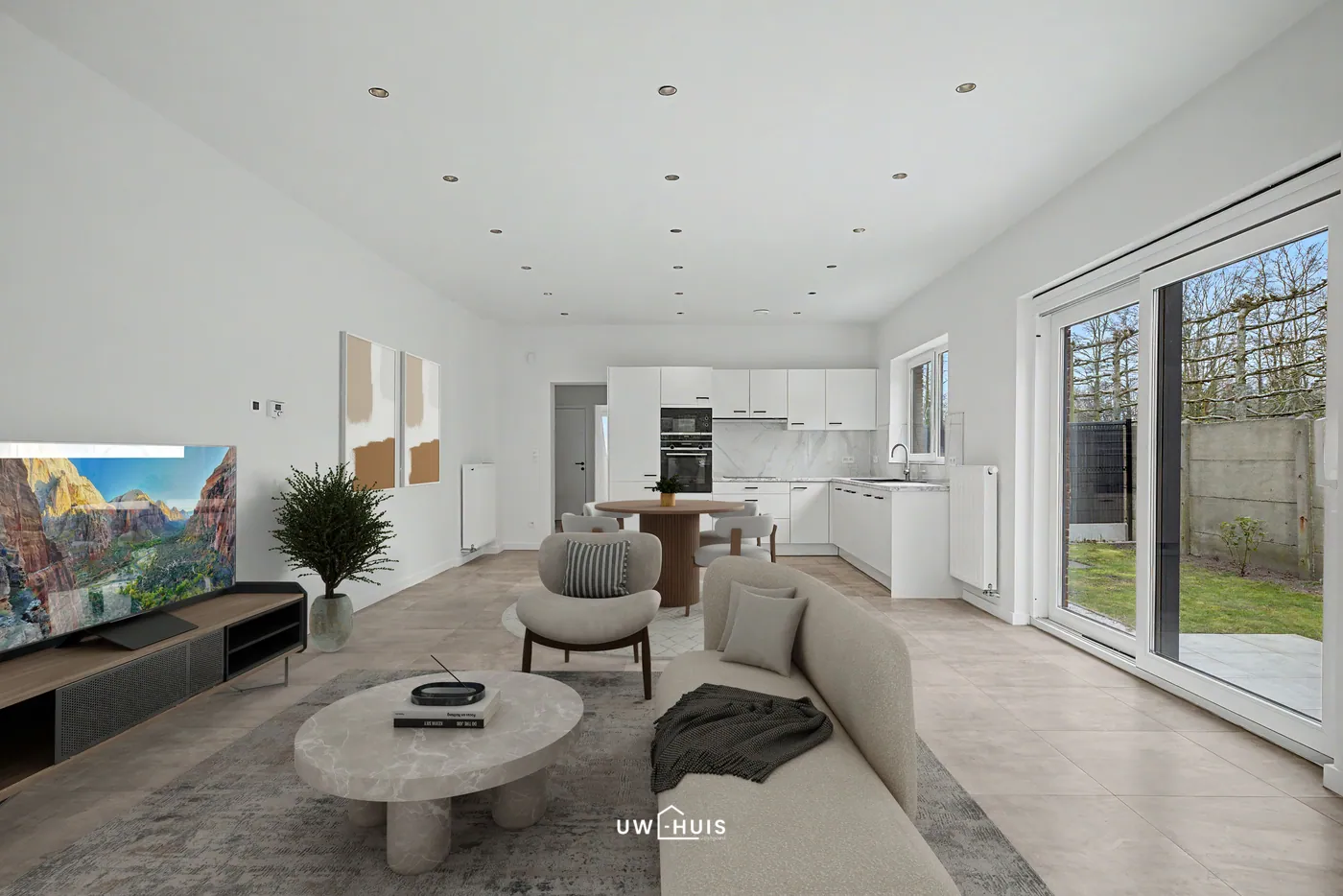 MODERNE, ENERGIEZUINIGE HALFOPEN BEBOUWING  - foto 2