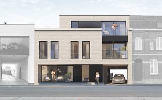 Ontdek Residentie Aloys, een eigentijds woonproject in het centrum van Ooigem, een charmante deelgemeente van Wielsbeke. Hier vloeien het levendige dorpsleven en de rustgevende natuur harmonieus samen tot de perfecte woonomgeving. Deze kleinschalige residentie omvat vijf moderne appartementen met oppervlaktes variërend van 70 m² tot 93 m². Het appartement is slim ingedeeld om optimaal gebruik te maken van de beschikbare ruimte, terwijl grote raampartijen zorgen voor een overvloed aan natuurlijk licht.
Het appartement beschikt over een gezellige woon- en eetkamer, een open keuken die je volledig naar eigen wens kunt samenstellen, één slaapkamer, een praktische badkamer, een handige berging en een tuintje met terras. Daarnaast zijn er grote garageboxen voorzien en is er een gemeenschappelijke fietsen- en vuilnisberging. Het gebruik van een warmtepomp, vloerverwarming en zonnepanelen maakt het appartement niet alleen comfortabel, maar ook energiezuinig, zodat je toekomstige energiefactuur onder controle blijft. Je kiest zelf de afwerkingsmaterialen voor keuken, badkamer, vloeren en binnendeuren. Zo kan je jouw appartement volledig naar jouw eigen wens laten inrichten.
Of je nu op zoek bent naar een warme thuis om zelf te bewonen of een slimme investering, Residentie Aloys is in beide gevallen een uitstekende keuze.
Contacteer ons en ontdek alle details!