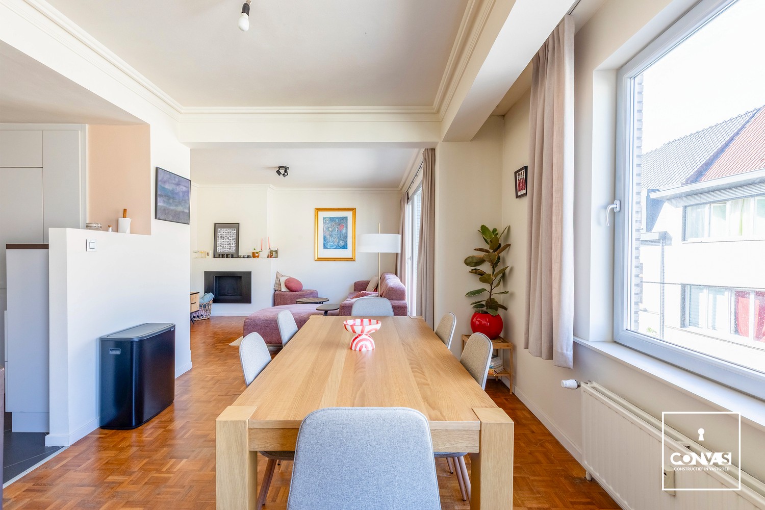 Lichtrijk en charmant twee-slaapkamerappartement met terras - foto 5