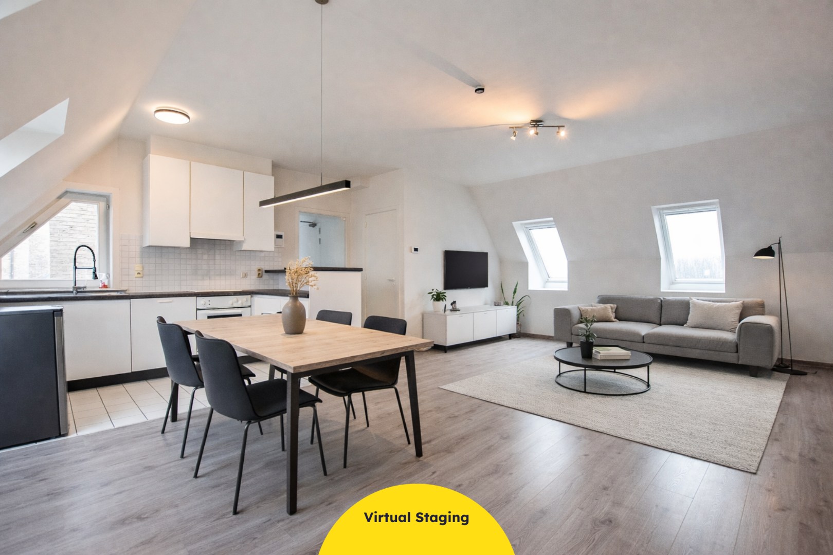 Instapklaar lichtrijk dakappartement in hartje Veurne (61m²) - foto 2