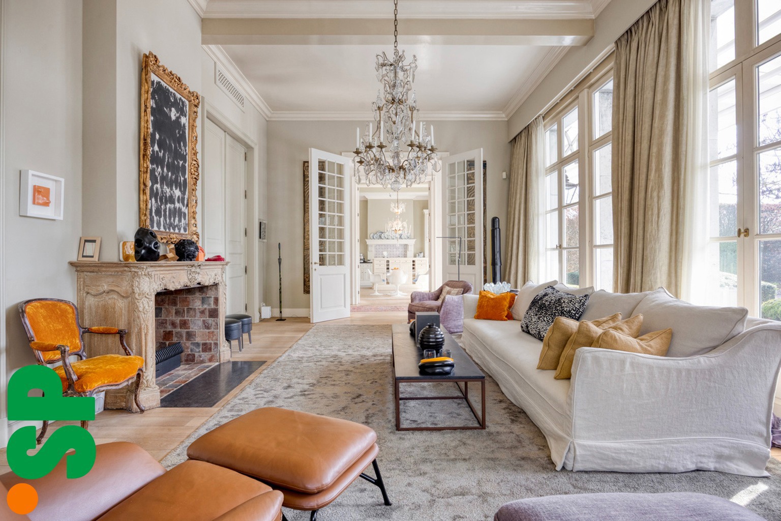 Ruime manoir villa met prachtige botanische tuin van 6HA 22A. - foto 4