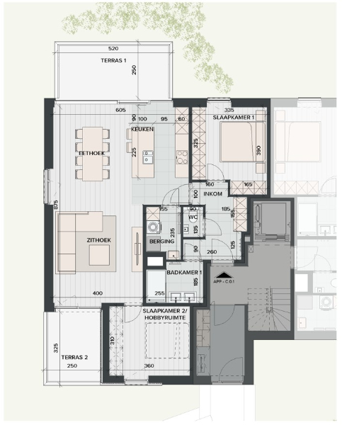 Gelijkvloersappartement in Residentie Reiger met zonnig terras en uitzicht op het water - foto 2