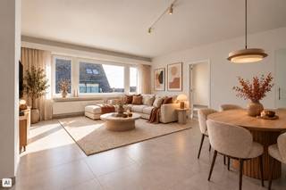 Ontdek dit prachtige en recent gerenoveerde appartement met 2 mooie slaapkamers gelegen op de vierde verdieping van Residentie Aline. Met een royale oppervlakte van 110 m² biedt dit woonparadijs volop ruimte en comfort. Geniet van een lichte, ruime living waar je heerlijk kunt ontspannen. Daarnaast beschik je over handige fietsen- en kelderberging, ideaal voor extra opslag. Met zijn uitstekende prijs-kwaliteitverhouding is dit de perfecte kans om jouw nieuwe thuis te bemachtigen! Wacht niet langer en maak snel een afspraak voor een bezichtiging. Dit is dé kans waar je op hebt gewacht!