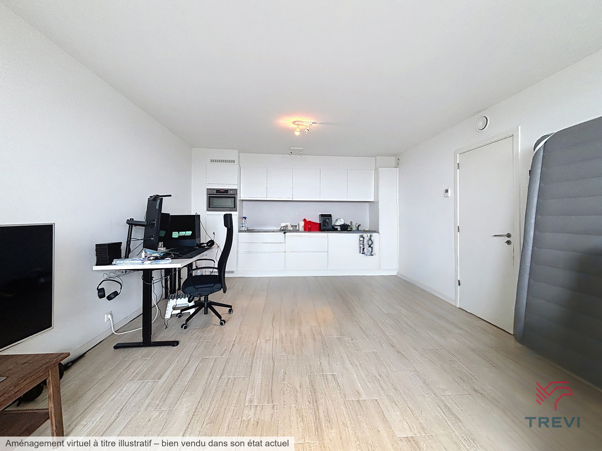 Mooi ongemeubileerd appartement met 1 slaapkamer - foto 2