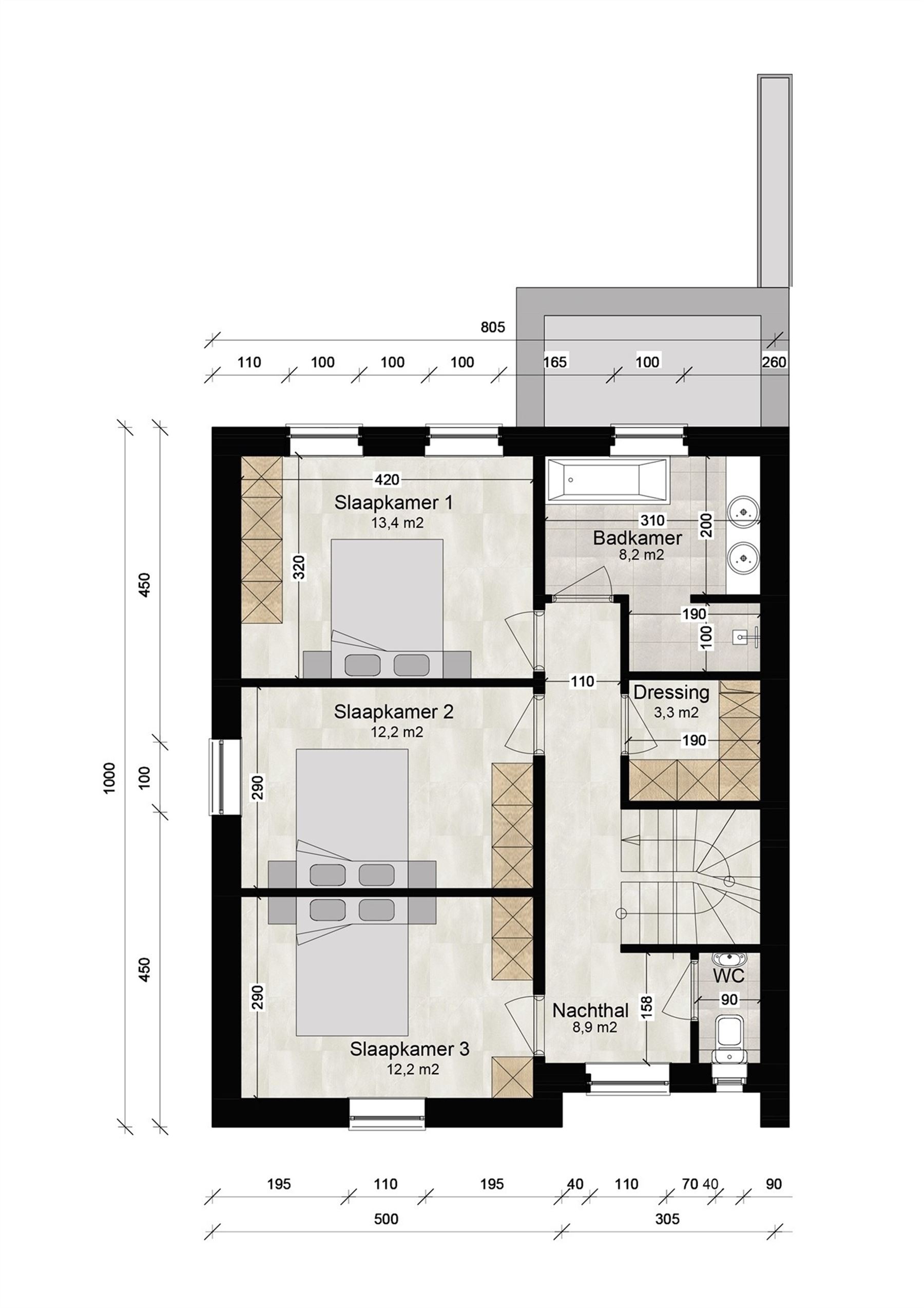 Ruime landelijke nieuwbouwwoning (215m²) in rustige omgeving te Beringen - foto 4