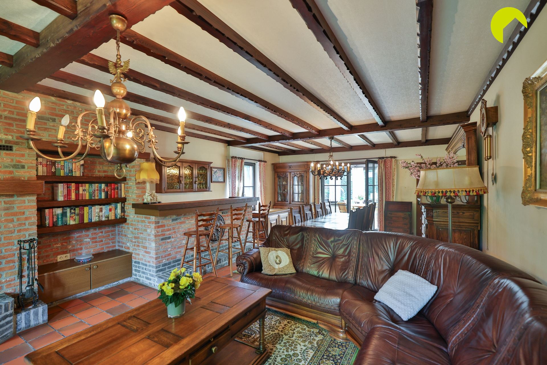 Zeer degelijke woning op 1876 m² ZW-perceel met garages/atelier - foto 4
