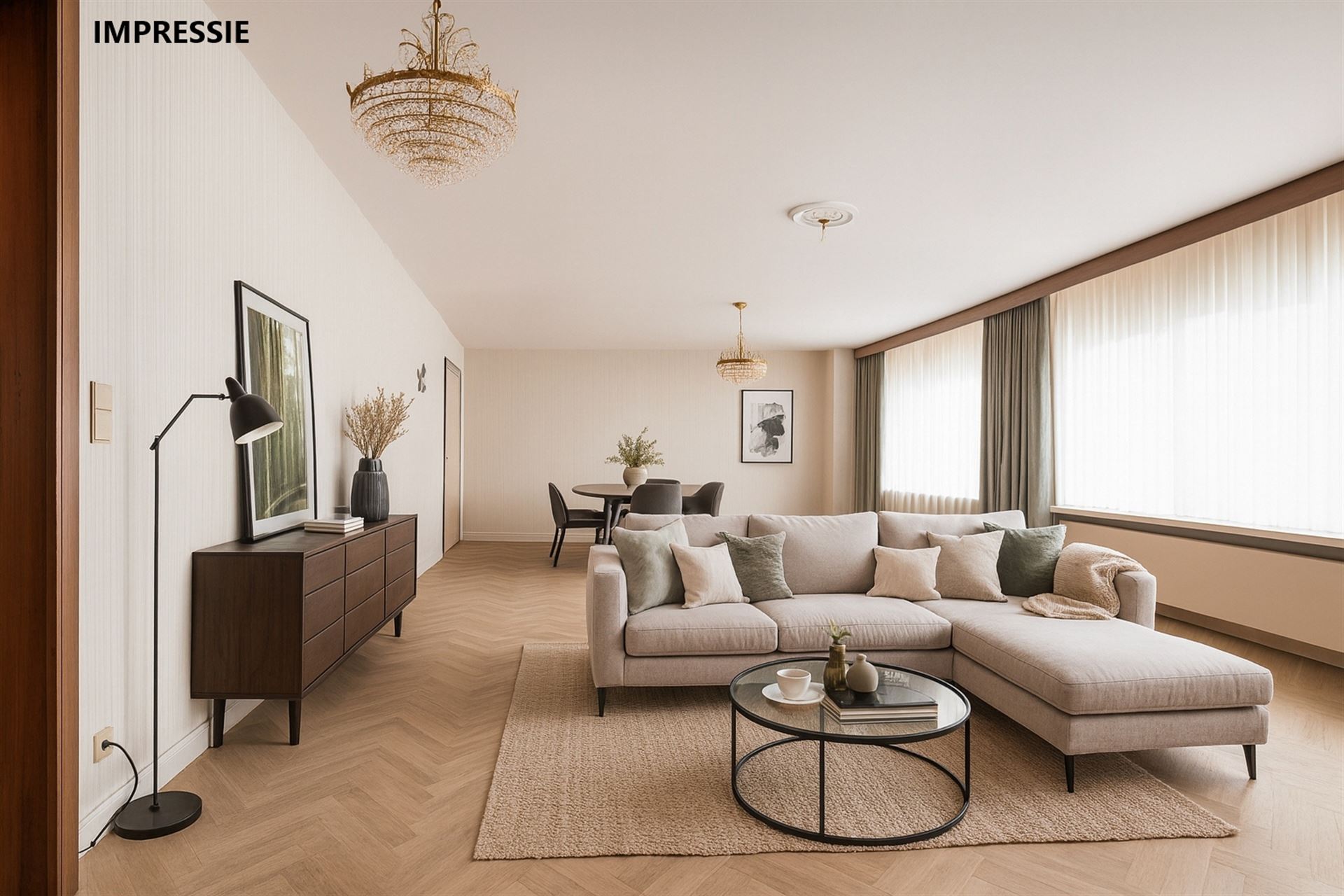 Zeer ruim app op 1e verd. met dubbele garagebox (€45.000) - foto 4