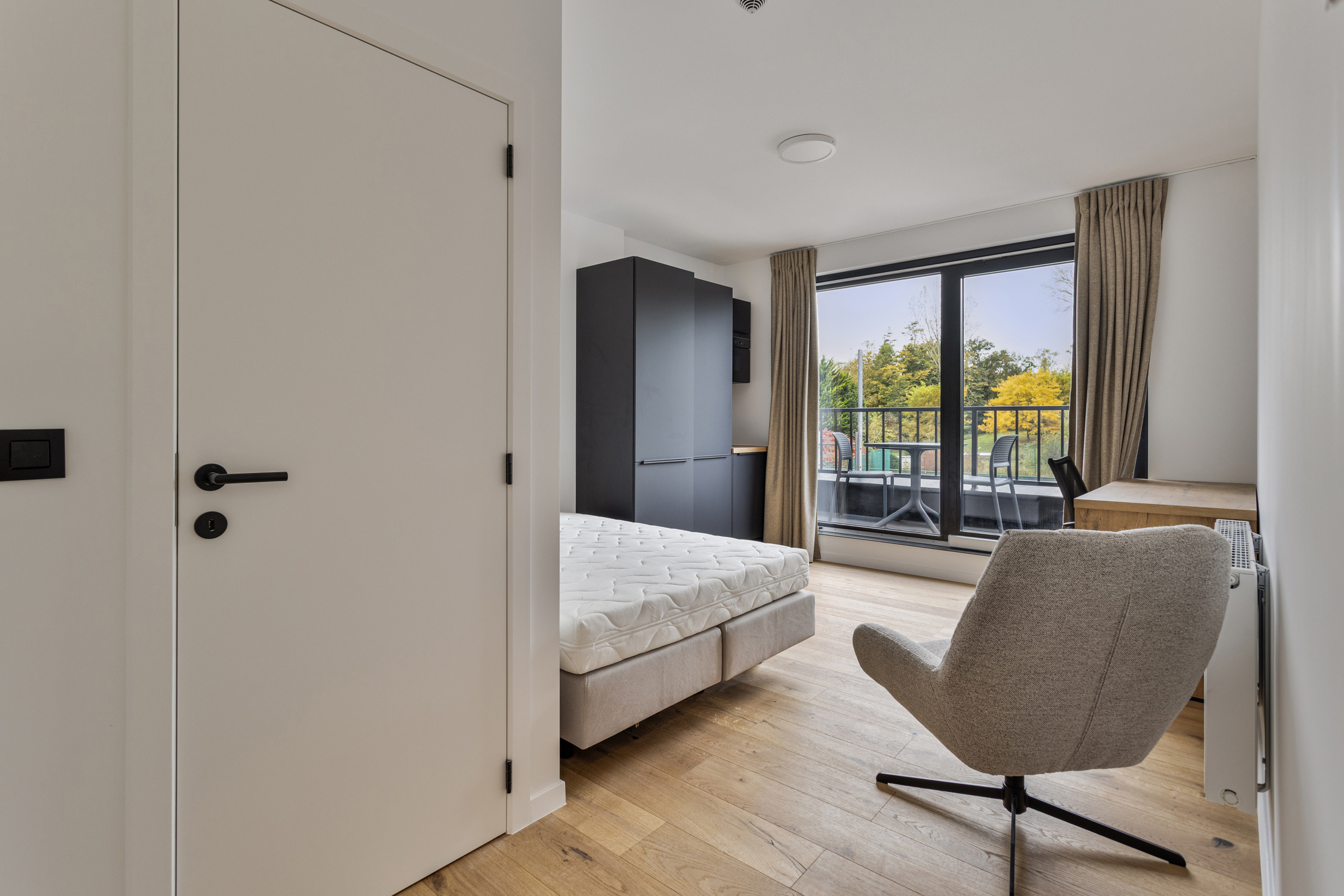 Studentenkamer met privéterras - foto 1