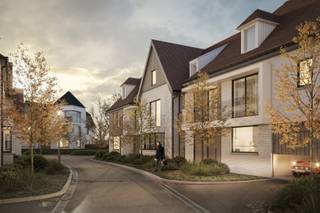 Beautiful new construction villa with perfect orientation in the allotment "Zoute Schorre".Layout:Entrance hall with guest toilet and checkroom...