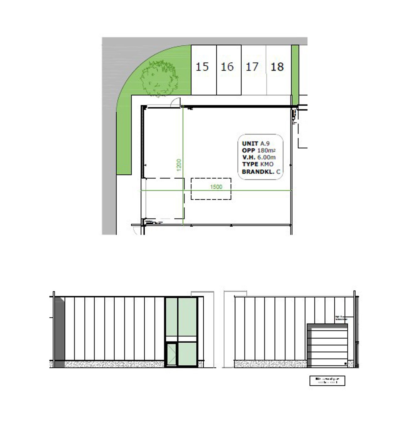 Nieuwbouw KMO-unit met raampartij unit A.9 -  Te koop Laarne - foto 3