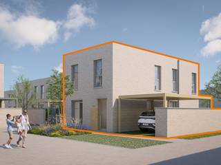 Moderne halfopen energiezuinige woning (207 m²) met 4 slaapkamers, 1 parkeerplaats aan de woning en een tuin met zuidoost-oriëntatie. <br />Deze halfopen woning wordt gebouwd in een moderne, hedendaagse stijl. Deze patiowoning beschikt over een perceel van 207 m² is voorzien van vloerverwarming en een warmtepomp. Op het gelijkvloers vind je de inkomhal met apart gastentoilet, bureau, berging, leefruimte en keuken. Op de eerste verdieping vind je 4 slpk., een apart toilet en badkamer.<br /><br />Meer info? Contacteer ons via 03 808 15 31 of bekijk matexi.be/deurne
