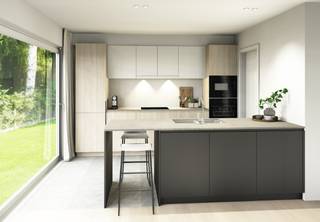 De foto is een voorbeeld van een afgewerkte verkochte woning.U kan de stijl & indeling nog compleet personaliseren!Wonen in Izegem biedt zoveel...