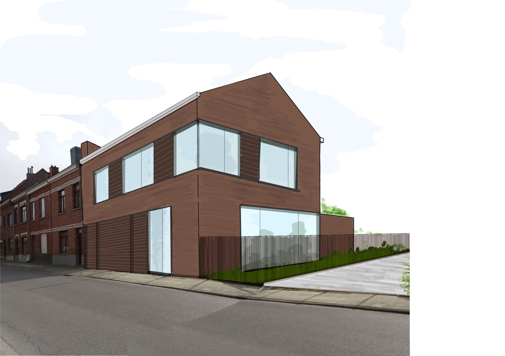 Terrain à bâtir pour maison 3 façades à Grand-Bigard - photo 3