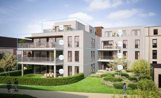 Afra is een exclusief nieuwbouwproject in hartje Merksplas. De centrale ligging in combinatie met de aandacht voor duurzame energie maken dit project uniek. De 22 moderne appartementen worden voorzien van energie dankzij een warmtepomp en door zonnepanelen. Daarnaast zijn er 2 commerciële ruimten voorzien. Het project wordt voorzien van een ondergrondse parking. De verkoop van Afra geschiedt onder de Wet Breyne. <br />
<p>Appartement B0.3 bevindt zich op het gelijkvloers en heeft een oppervlakte van 190,35 m². Het beschikt over een open ingerichte keuken, 3 slaapkamers, een terras van 15,6 m² en een tuin van 57,87 m².</p>