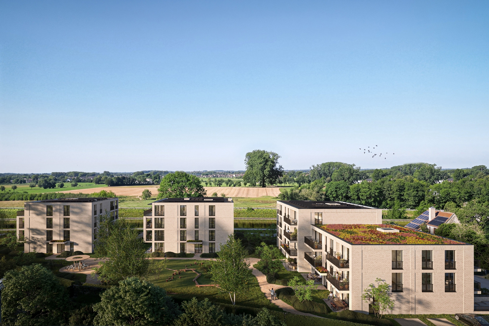 Gelijkvloers tweeslaapkamerappartement met tuin en terras - foto 4