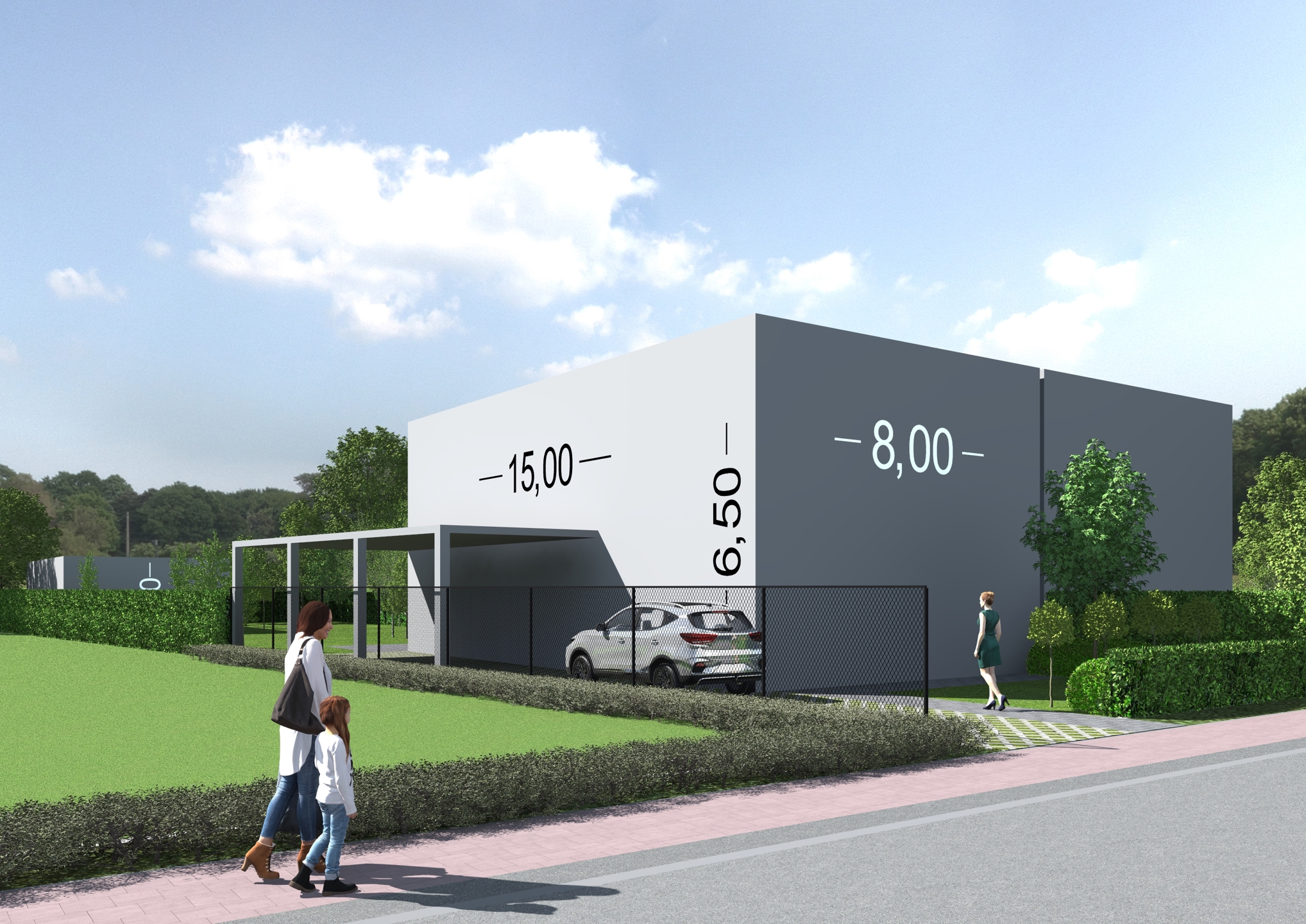 Bouwgrond (672m²) voor halfopen bebouwing te Vosselaar! - foto 5
