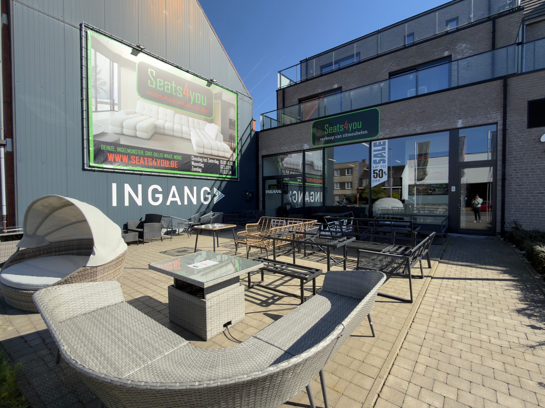 Handelspand 1.000m² gelegen langs de N43 te Deinze - foto 2