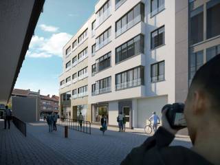 Dit commercieel gelijkvloers van ca. 156 m² maakt deel uit van Residentie ’t Stoofhof, gelegen in het hart van Aalst. Het pand biedt diverse mogelijkheden voor uiteenlopende commerciële activiteiten. Dankzij de centrale ligging geniet je van uitstekende zichtbaarheid en hoge passage. Het gelijkvloers wordt casco opgeleverd, zodat je het volledig naar eigen wensen kan inrichten. Bovendien beschikt het pand over een vitrine van 29 m² en twee extra etalages langs de De Coninckstraat, ideaal om je zaak optimaal in de kijker te zetten. Een unieke kans voor ondernemers!<br /><br />Verkoop volgens de Wet Breyne. De vermelde prijzen zijn excl. registratierechten op de grond, 21% BTW op de constructie, aansluitingskosten voor nutsvoorzieningen, en de kosten voor de opmaak van het Postinterventiedossier (PID) en het EPC. Prijzen aankoop autostaanplaats op aanvraag.<br /><br />Interesse? Neem contact met ons op voor meer informatie of een bezichtiging.